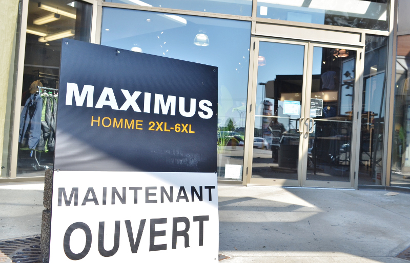 Magasin pour discount homme taille forte