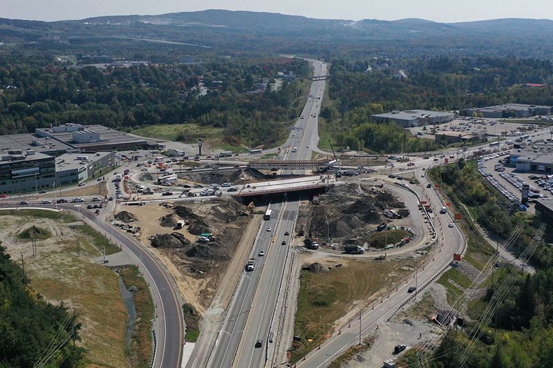 Fermeture Complète De L'autoroute 410 à Sherbrooke Pour Des Travaux à L ...