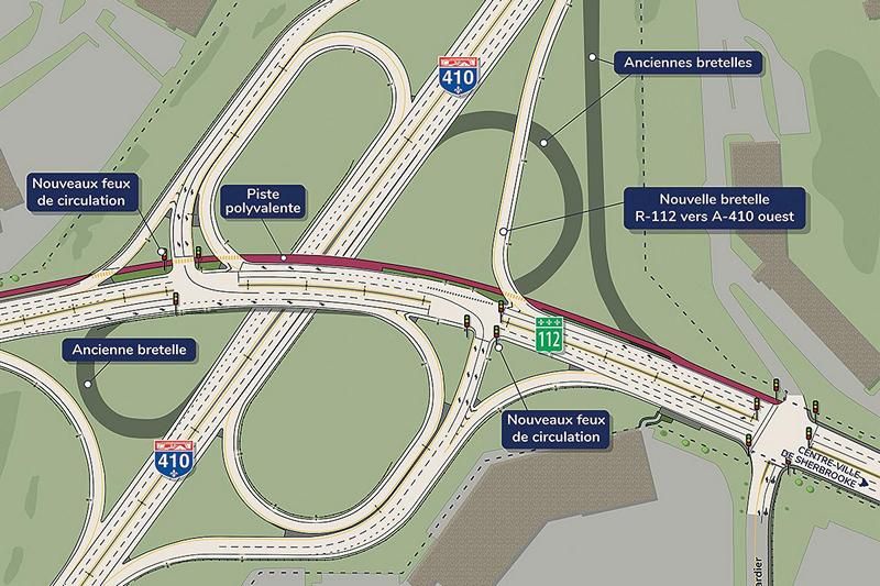 Échangeur Darche : Les Travaux De Construction Du Pont Temporaire ...